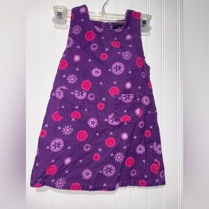 Vintage Sonoma Corduroy Floral Sleeveless Dress| Size 4T